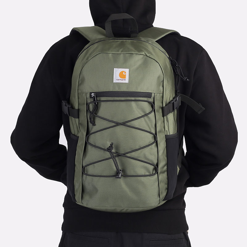  зеленый рюкзак Carhartt WIP Delta Backpack 18L I027538-dollar - цена, описание, фото 4